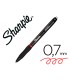 Boligrafo sharpie retractil tinta gel punta 07 mm color rojo