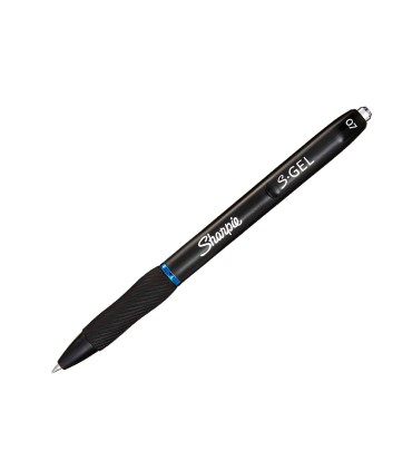 Boligrafo sharpie retractil tinta gel punta 07 mm color azul