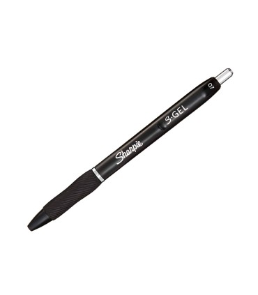 Boligrafo sharpie retractil tinta gel punta 07 mm color negro