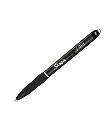 Boligrafo sharpie retractil tinta gel punta 07 mm color negro