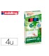 Rotulador edding 28 para pizarra blanca ecoline 90 reciclado bolsa 4 colores surtidos punta redonda 15 3