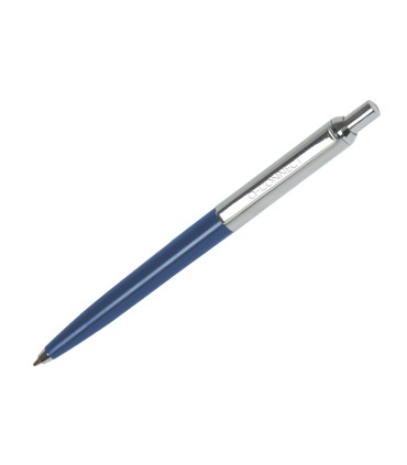 Boligrafo q connect premium metalico retractil con clip color azul punta 1 mm