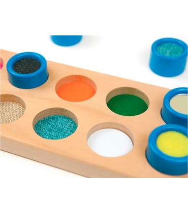 Juego didactico andreutoys cubos tactiles 10 texturas