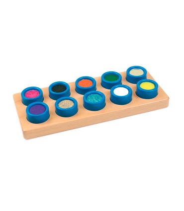 Juego didactico andreutoys cubos tactiles 10 texturas