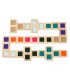 Juego didactico andreutoys domino sensorial texturas madera 28 piezas