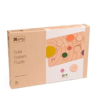 Juego didactico andreutoys sistema solar madera