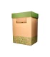 Contenedor papelera reciclaje liderpapel ecouse carton 100 reciclado y reciclable 70 litros 450x350x650 mm