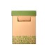 Contenedor papelera reciclaje liderpapel ecouse carton 100 reciclado y reciclable 70 litros 450x350x650 mm