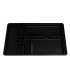 Bandeja organizadora q connect de cajones color negro 364x225x21 mm