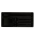 Bandeja organizadora q connect de cajones color negro 344x160x33 mm