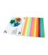 Bloc trabajos manuales liderpapel cartulina 240x315mm 10 hojas 5 colores neon 5 colores intensos