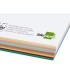 Cartulina liderpapel a4 180g m2 25 colores surtidos paquete de 100 hojas