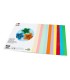 Cartulina liderpapel a4 180g m2 25 colores surtidos paquete de 100 hojas