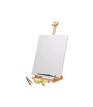 Caballete pintor liderpapel sobremesa madera fsc 80x275x30 cm