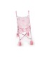 Silla pequena de paseo para munecas carlota color rosa 550x270x410 mm