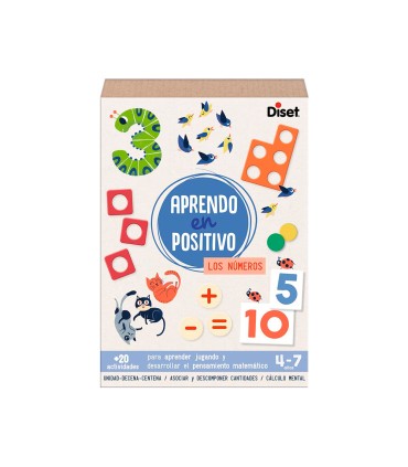 Juego diset didactico aprendo en positivo los numeros