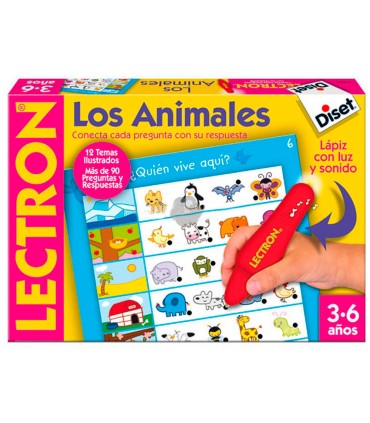 Juego diset didactico lectron lapiz los animales