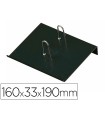 Portacalendario plastico faibo para bloc bufete 100% reciclable color negro 160x33x190 mm