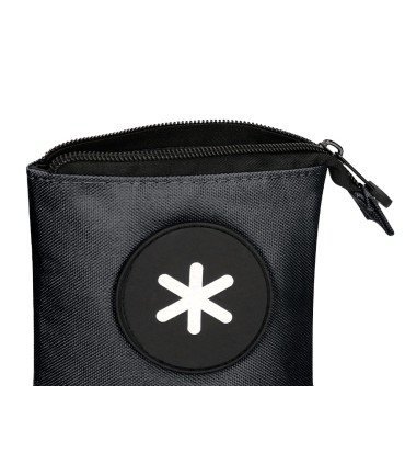 Bolso escolar portatodo antartik cubilete color negro 190x60x80 mm