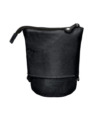 Bolso escolar portatodo antartik cubilete color negro 190x60x80 mm