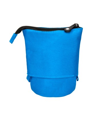 Bolso escolar portatodo antartik cubilete color azul 190x60x80 mm