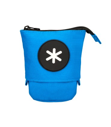 Bolso escolar portatodo antartik cubilete color azul 190x60x80 mm