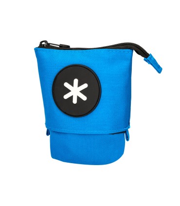 Bolso escolar portatodo antartik cubilete color azul 190x60x80 mm