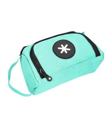 Bolso escolar portatodo antartik con bolsillo delantero desplegable color menta 110x85x200 mm