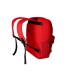 Cartera antartik mochila con asa y bolsillo frontal concremallera color rojo 320x140x430 mm