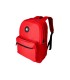 Cartera antartik mochila con asa y bolsillo frontal concremallera color rojo 320x140x430 mm