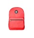 Cartera antartik mochila con asa y bolsillo frontal concremallera color rojo 320x140x430 mm