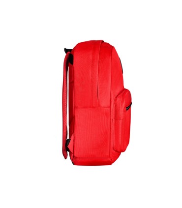 Cartera antartik mochila con asa y bolsillo frontal concremallera color rojo 320x140x430 mm