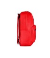 Cartera antartik mochila con asa y bolsillo frontal concremallera color rojo 320x140x430 mm