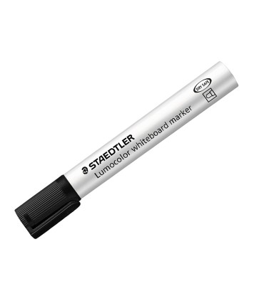 Rotulador staedtler lumocolor 351 para pizarra blanca punta redonda 2 mm recargable color negro