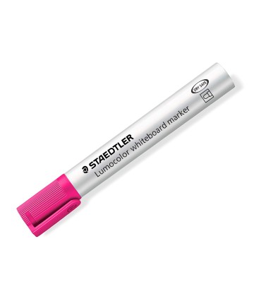 Rotulador staedtler lumocolor 351 para pizarra blanca punta redonda 2 mm recargable color rosa