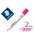 Rotulador staedtler lumocolor 351 para pizarra blanca punta redonda 2 mm recargable color rosa