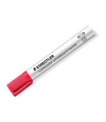 Rotulador staedtler lumocolor 351 para pizarra blanca punta redonda 2 mm recargable color rojo