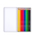 Lapices de colores staedtler acuarelables caja metal de 12 unidades colores surtidos