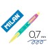 Boligrafo milan compact sunset retractil tinta azul punta 1 mm colores surtidos