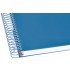 Cuaderno espiral liderpapel a4 micro antartik tapa forrada120h 100 gr horizontal 5 banda4 taladros color azul oscuro