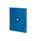 Cuaderno espiral liderpapel a4 micro antartik tapa forrada120h 100 gr horizontal 5 banda4 taladros color azul oscuro