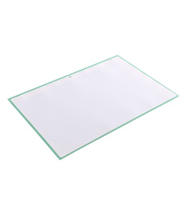 Recambio liderpapel a4 antartik 80 hojas 90g m2 cuadro 5 mm 4 taladros 1 banda marco color menta