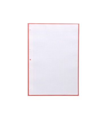 Recambio liderpapel a4 antartik 80 hojas 90g m2 cuadro 5 mm 4 taladros 1 banda marco color rosa