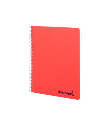 Cuaderno espiral liderpapel a5 wonder tapa plastico 80h 90gr cuadro 5mm con margen colores surtidos