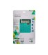 Calculadora liderpapel sobremesa xf24 10 digitos solar y pilas color verde 127x105x24 mm