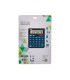 Calculadora liderpapel sobremesa xf17 8 digitos solar y pilas color azul 127x105x24 mm