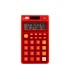 Calculadora liderpapel bolsillo xf11 8 digitos solar y pilas color rojo 115x65x8 mm