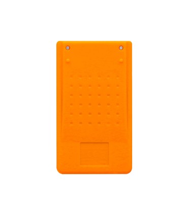 Calculadora liderpapel bolsillo xf10 8 digitos solar y pilas color naranja 115x65x8 mm