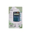 Calculadora liderpapel bolsillo xf06 8 digitos solar y pilas color azul 98x62x8 mm