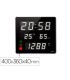 Reloj orium cep con medidor de co2 pantalla led alarma personalizable y sensor de infrarrojos 400x360x40 mm